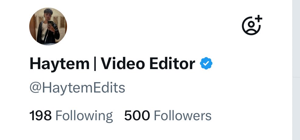 Haytem | Video Editor tweet media