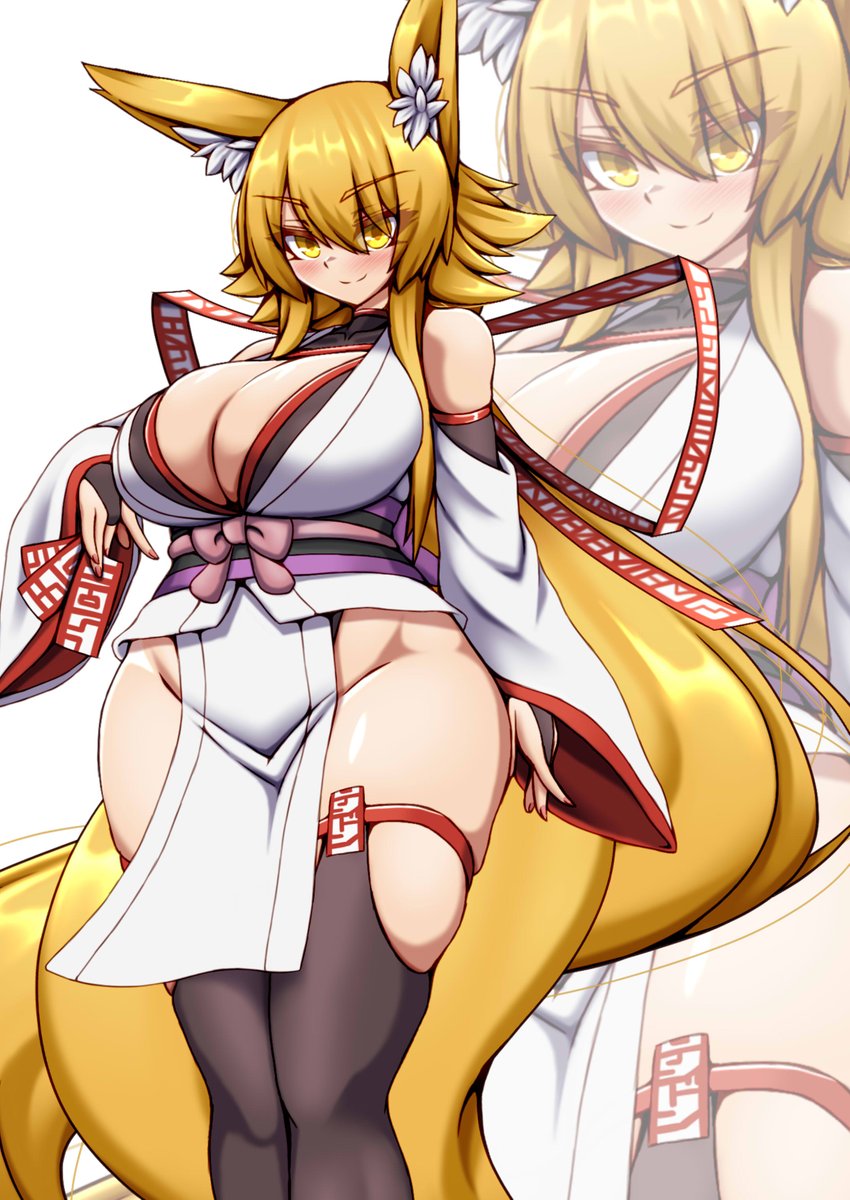 #私はこういう絵を描いています 

狐耳とかよく描いてます 