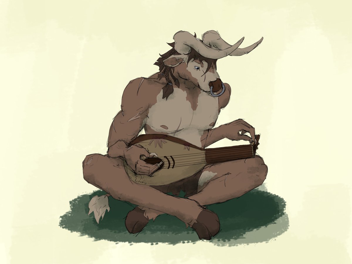 Luuzii2's tweet photo. My man died before I even thought about posting this 😭
#DungeonsAndDragons #dndart #Minotaur https://t.co/RpMFjLOdA2