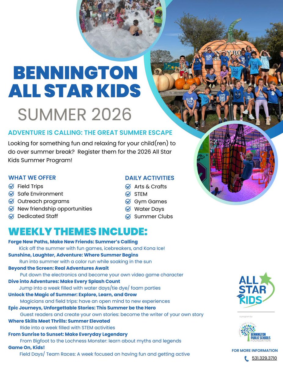 Bennington Public Schools Foundation tweet media