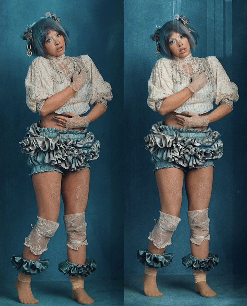 lbbhian's tweet image. Close up and high quality stills of Melanie Martinez for ‘POSSESSION’: