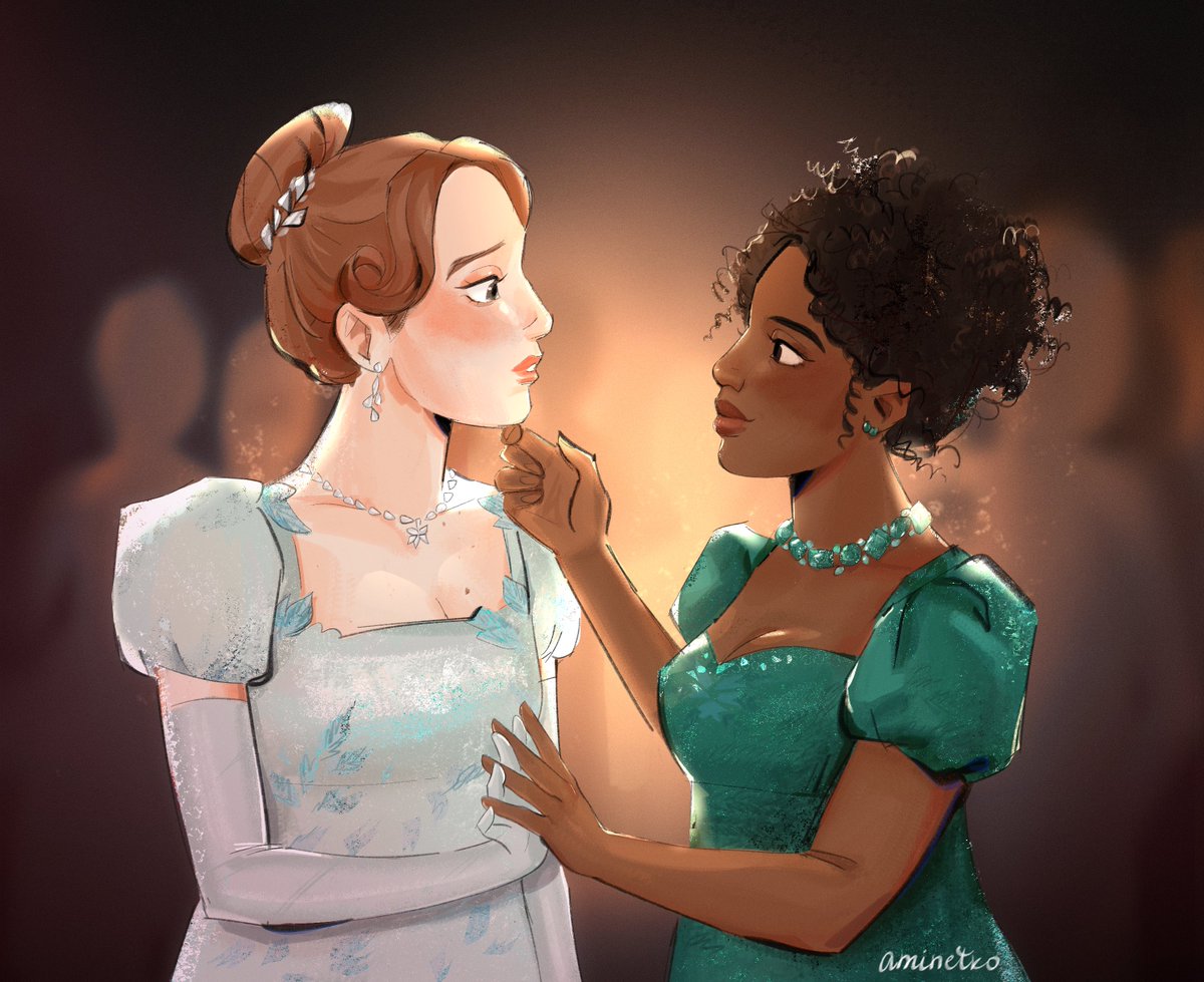 i shine only with the light you gave me 
#franchaela #bridgerton