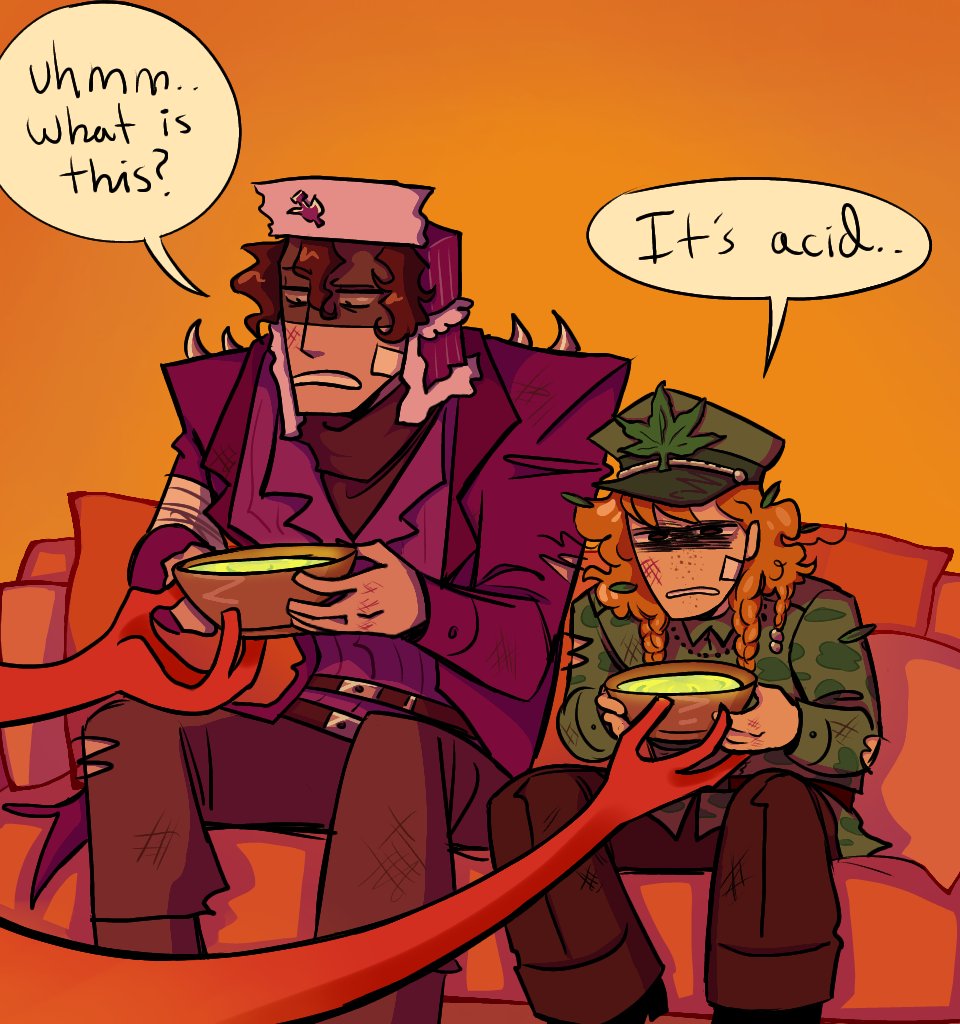 yummy1nuggets69's tweet image. Pursuit of Nothing || PART 5 || (3/12)
#centricide #nazbol #comic