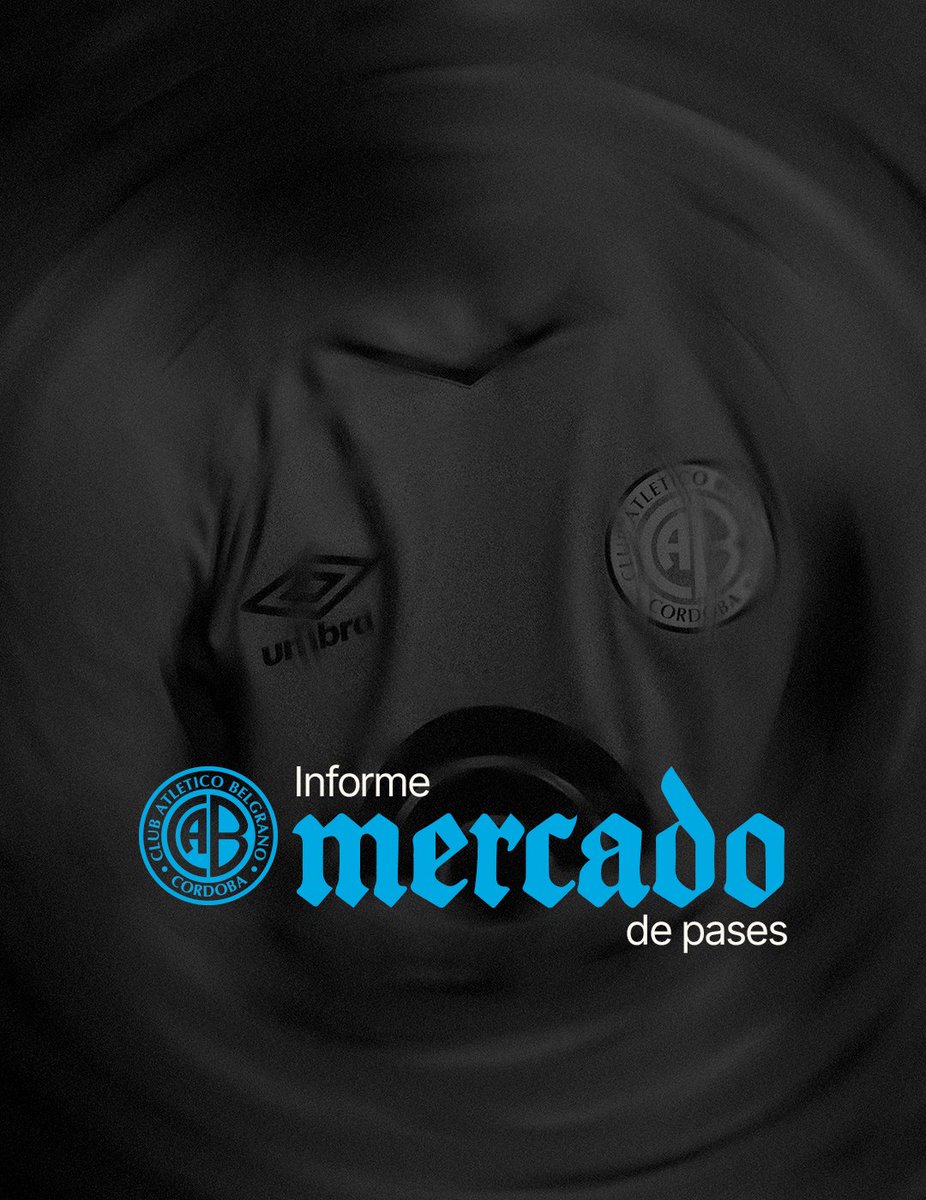 Belgrano's tweet photo. Informe del Mercado de Pases:
Primer semestre 2026

El Club Atlético #Belgrano pone a disposición de sus socios y socias el informe del Mercado de Pases del fútbol profesional masculino correspondiente a la primera mitad del año 2026.

Como parte de nuestra política de transparencia y rendición de cuentas, compartimos el detalle de los movimientos realizados durante este período, reafirmando el compromiso de mantener informada a nuestra masa societaria sobre cada decisión que involucra al proyecto deportivo e institucional.

El mercado se desarrolló de acuerdo con la planificación establecida, permitiendo fortalecer posiciones estratégicas del plantel profesional y, al mismo tiempo, reducir la edad promedio del equipo y ampliar el protagonismo de nuestros futbolistas surgidos de la cantera. De esta manera, se continúa consolidando un modelo que articula experiencia, jerarquía y desarrollo propio como pilares de crecimiento.

Las incorporaciones y decisiones adoptadas se respaldan en una administración ordenada y sostenible, que garantiza el cumplimiento de las obligaciones asumidas por la institución y permite proyectar un equipo cada vez más competitivo, sin comprometer la estabilidad económica del club.

El informe completo puede descargarse a través del Panel de Socios: https://t.co/ReEdkdWyc3

Agradecemos a cada socio y socia por el acompañamiento permanente, que fortalece este camino de crecimiento responsable y nos impulsa a seguir construyendo un Belgrano sólido, transparente y protagonista.