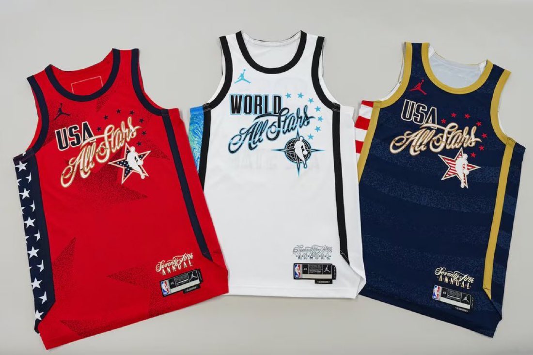 For the last decade+, we’ve been able to buy our NBA All Star players jerseys online, at the TD Garden ProShop, or at Dick’s Sporting Goods.

This year’s All Star jerseys are some of the best designed in years…. 
and Jaylen Brown’s isn’t available anywhere.

A few players