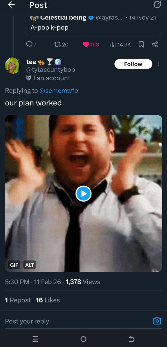 <a href="/starfireQn/">Starfire</a> Look at this two and see the truth for yourself.
A tyla fan being the first to dig it up and then the caption on the quote? And another saying the plan worked. 
So yeah we know how that team are running their pr now.