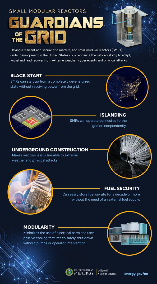 GUARDIANS OF THE GRID: Five key resilient features of small modular reactors.