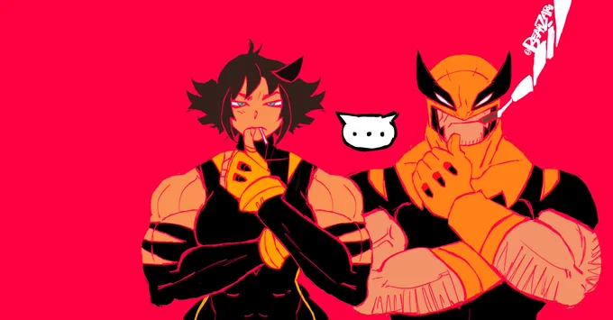lil wallpaper version of Logan and Laura just for funsies
