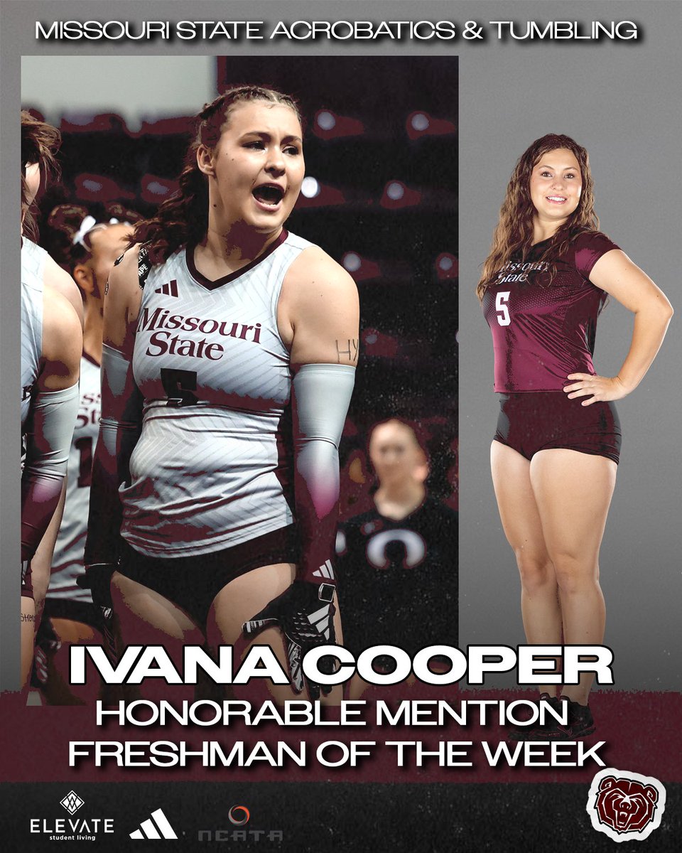 MoStateAcro's tweet image. The future is bright in maroon 🐻

#NeverSettle #GoBears