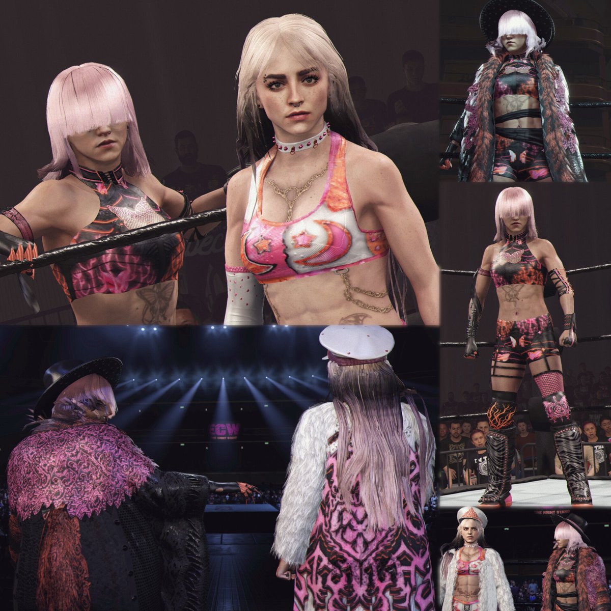 KIKO_2K_'s tweet photo. 𝐓𝐇𝐄 𝐌𝐀𝐂𝐇𝐈𝐍𝐄 𝐓𝐇𝐀𝐓 𝐁𝐋𝐄𝐄𝐃𝐒.
————
(tag attires from AMOP 3)
#WWE2K25
#WWE2K26 https://t.co/FTGNvrOFk6