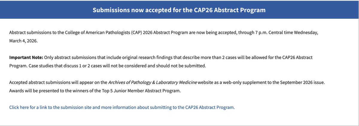 Arch Pathol Lab Med tweet media