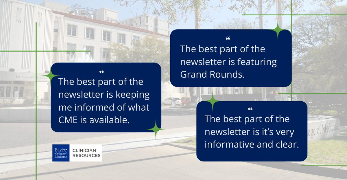 BCM Clinician Resources tweet media