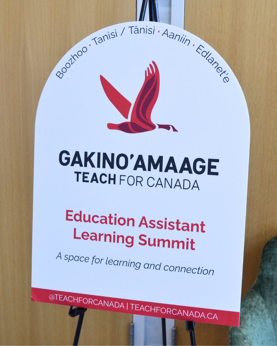 Gakino'amaage: Teach For Canada tweet media