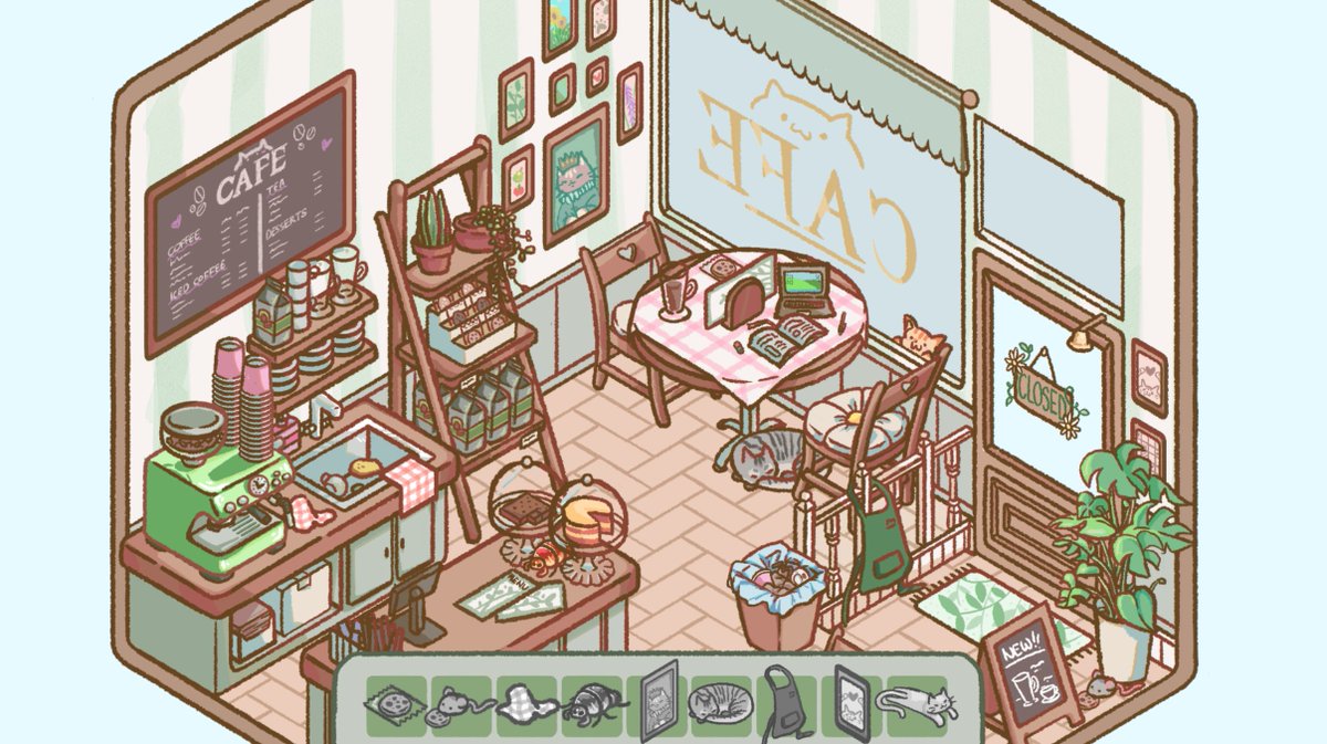 Apologies for being a bit quiet lately! ☺️

I can finally say I have finished making my first short little game! It's a cozy click-and-drag hidden objects game on itchio! Please retweet/repost this and share it around!

👇👇👇Link below!👇👇👇