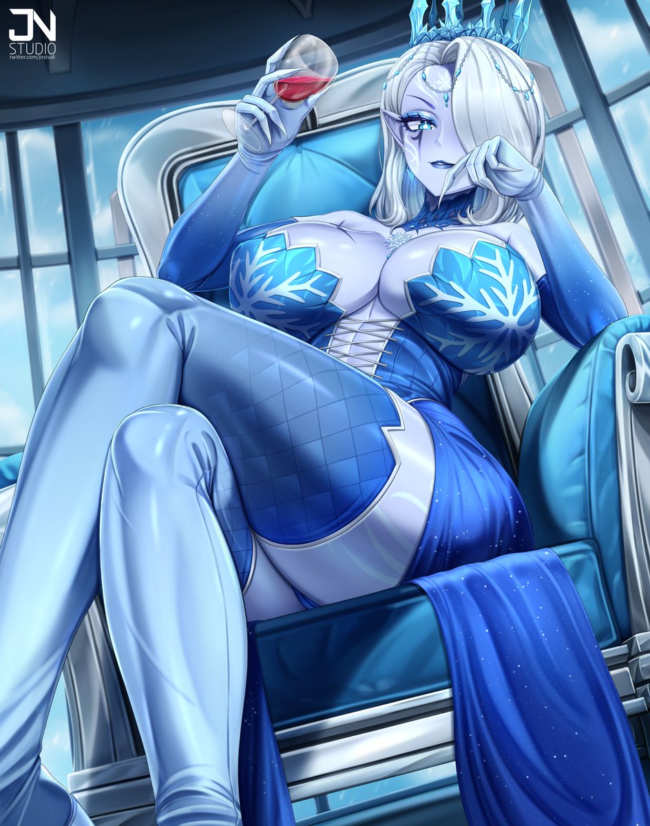 Don't stare too long at Vex or you might get the chills~ 
Set commission for Zombie the Zerker!
#Vexxyart