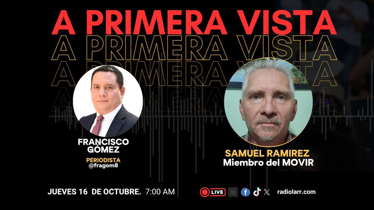 rbsamuel's tweet photo. #ATENTAS/OS
A próxima convocatoria 

No permitamos que muera la esperanza de vida y libertad de los inocentes víctimas del régimen de excepción

No a la agrupación de inocentes con pandilleros

Nos vemos y nos escuchamos mañana jueves 12 de febrero 2026 en @radiolarr con @fragom8 https://t.co/nizQwW212k