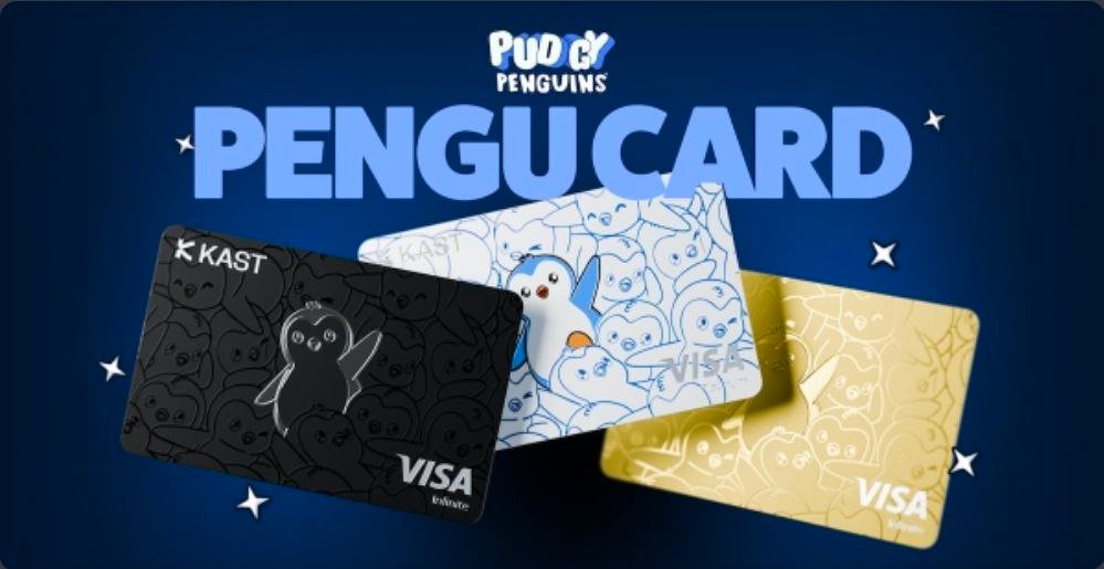 Pengu Card Waitlist Live For Everyone ❤️

✅Go to: HERE ( kast.xyz/pudgy-penguins… )
✅Submit Mail and Name
✅Done