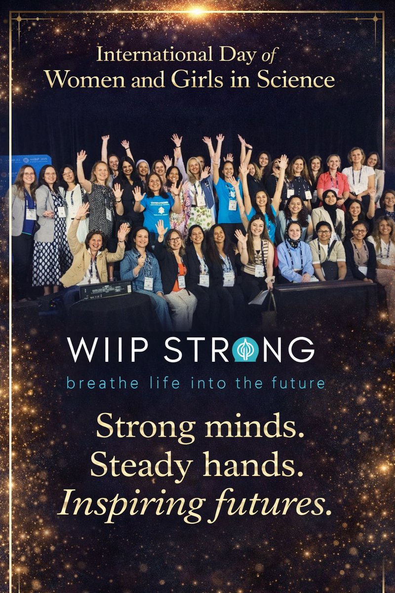 WiIP_WomeninIP's tweet photo. International Day of Women and Girls in Science ✨🌏
Today, WIIP proudly celebrates the extraordinary women who shape and advance the fields of interventional pulmonology and bronchoscopy.
Join WiIP today:
https://t.co/zh0Lawuo3T
#WiIPstrong https://t.co/wnzqScPz2b