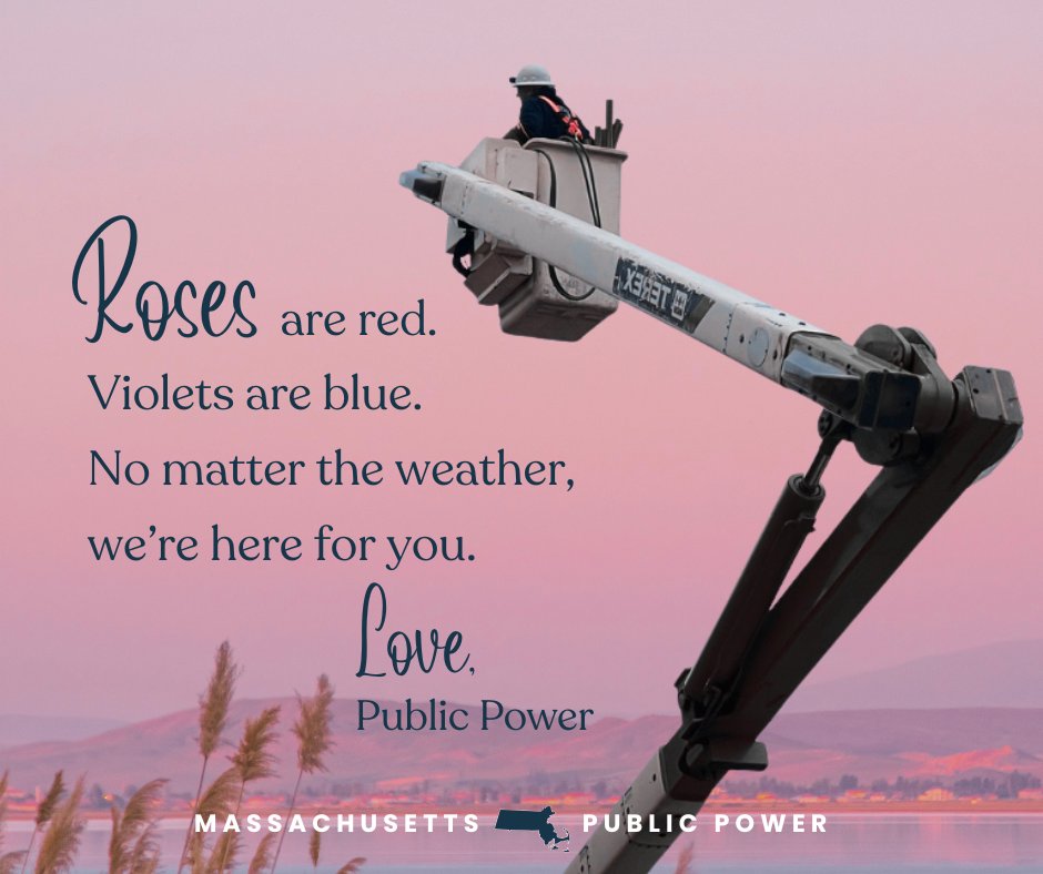 As Hingham's local public power utility, we're proud to serve our community. No matter the weather, we're here for you! ❤️ #PublicPower