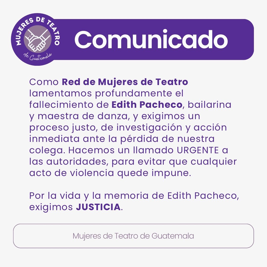 EXIGIMOS una investigación exhaustiva ante los diferentes señalamientos por el sensible fallecimiento de nuestra compañera.