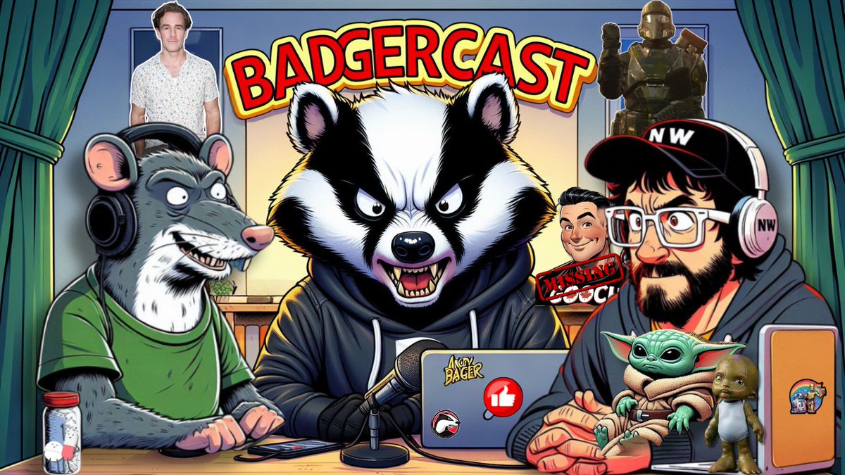 Join us at 3:00pmPST/6:00pmEST For BadgerCast Episode 264! with:
<a href="/NERDWARS222/">NERDWARS</a> <a href="/MrTechRat/">Rat</a> &amp; <a href="/GOOCH_Presents/">GOOCH Presents</a>