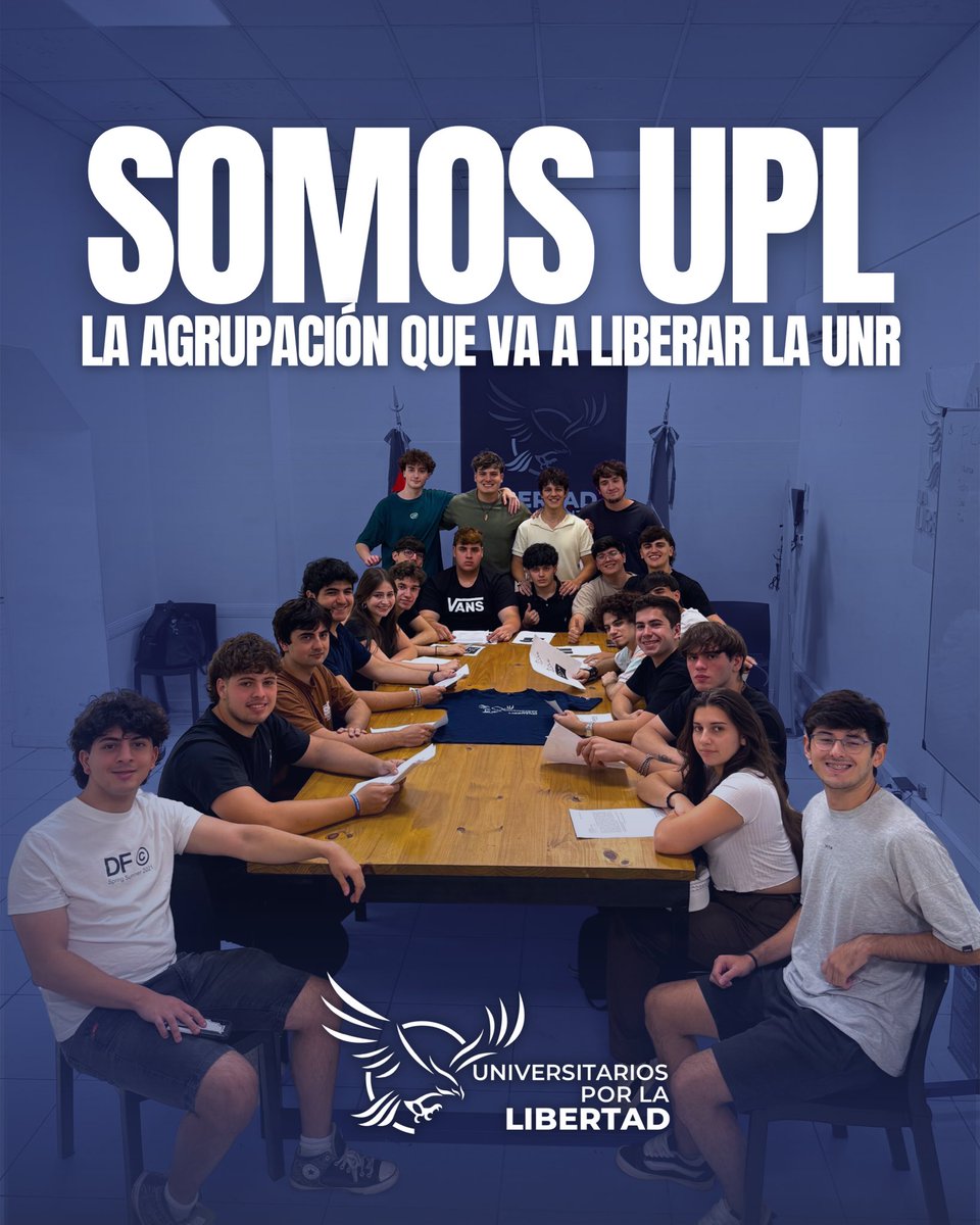 Somos la agrupación de Javier Milei y Romina Diez.

Somos la representación de los estudiantes que están cansados de un sistema ineficiente, opaco y que no se preocupa por ellos, sino por la política.

Vamos a terminar con los privilegios en las universidades.