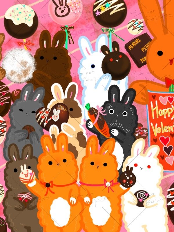 Happy Birthday🐰🤎 #イラスト #うさぎ