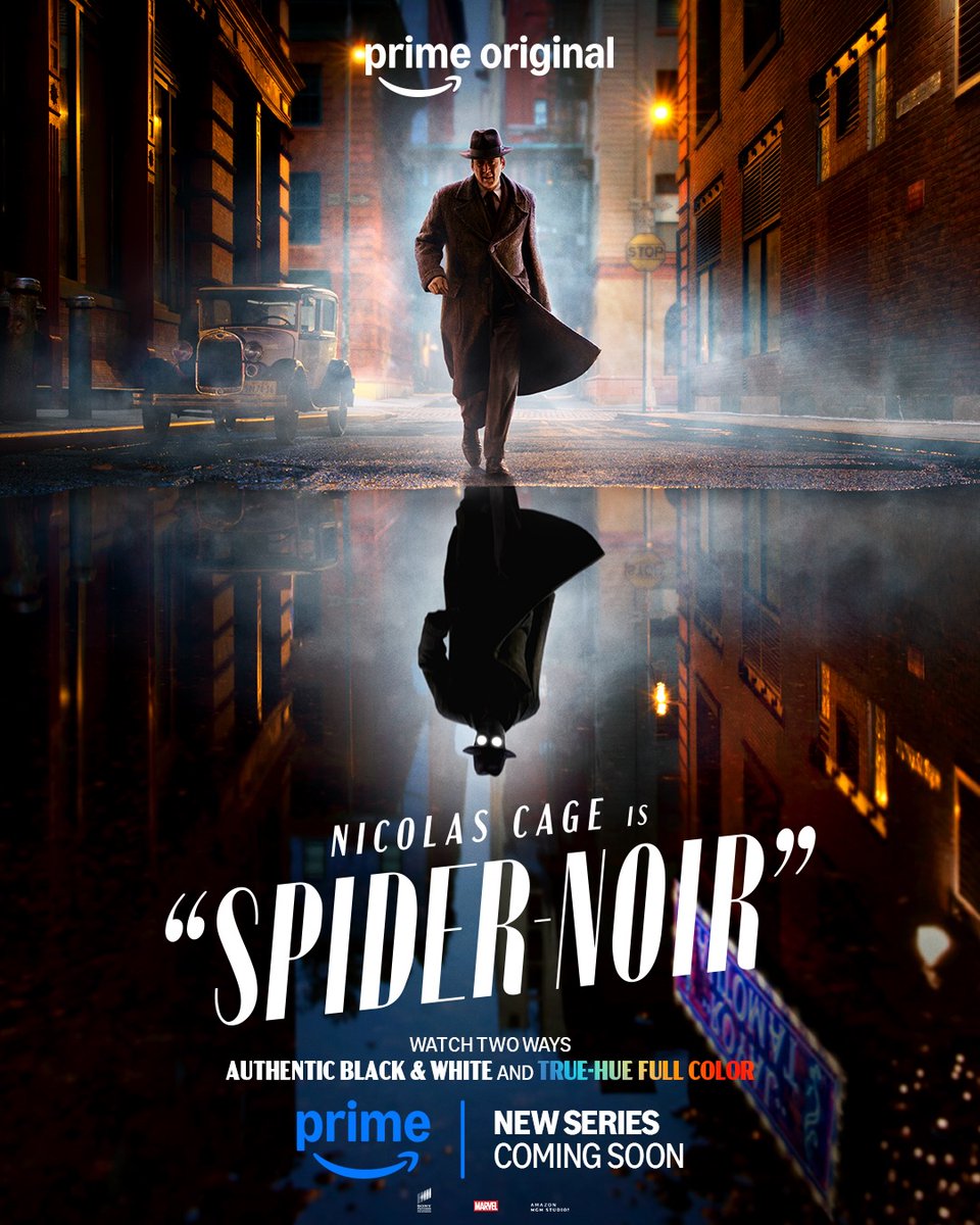 Sony's tweet image. Let’s start from the beginning. The “Spider-Noir” teaser trailer arrives tomorrow.