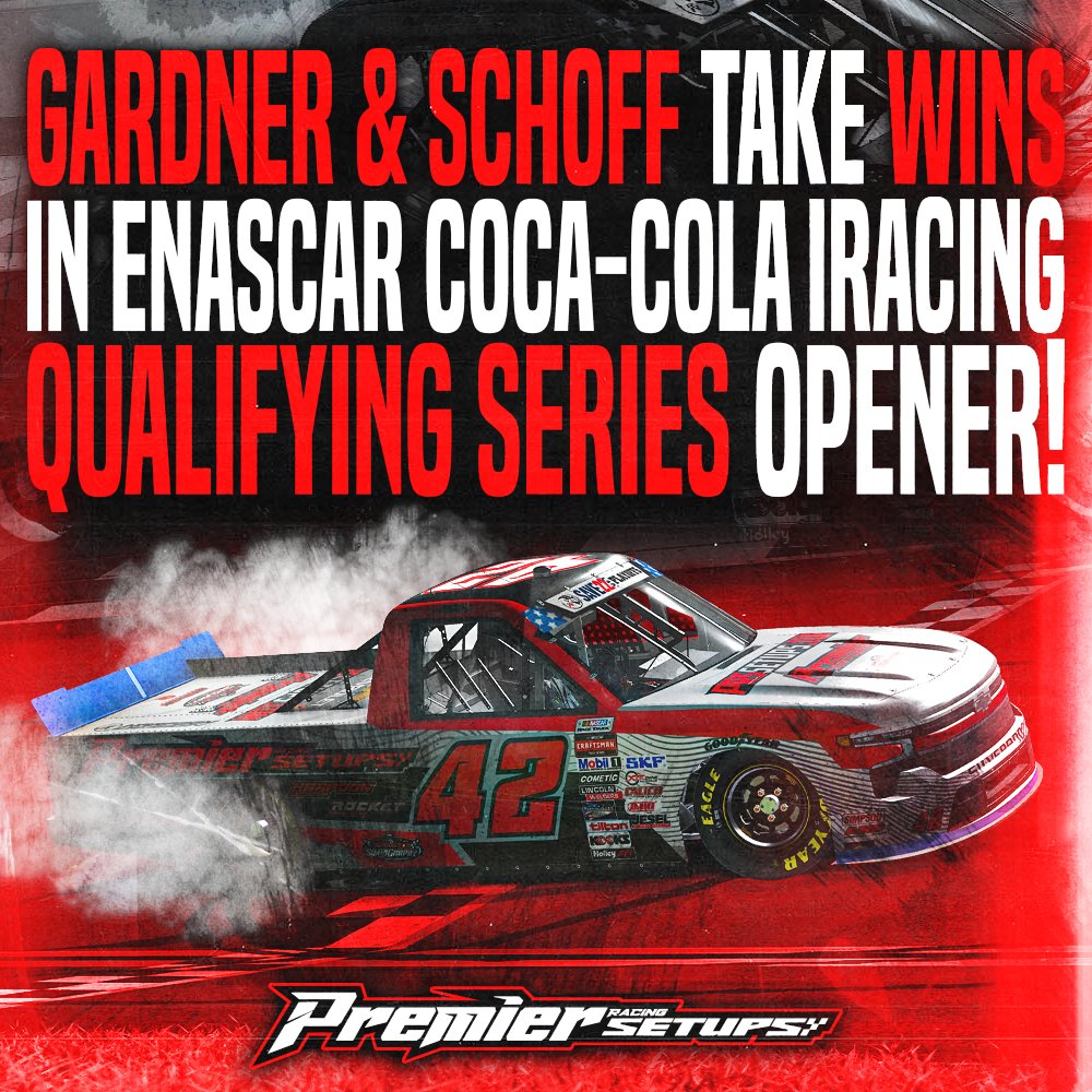 🏁 STANDOUT WINS IN THE ENASCAR COCA-COLA QUALIFIERS 🏁

What a night for Jeremy Gardner and Chris Schoff, both picking up wins in their respective splits during the eNASCAR Coca-Cola Qualifiers. Jeremy Gardner grabbed the win in a tough 5,300 SOF split, and both drivers showed