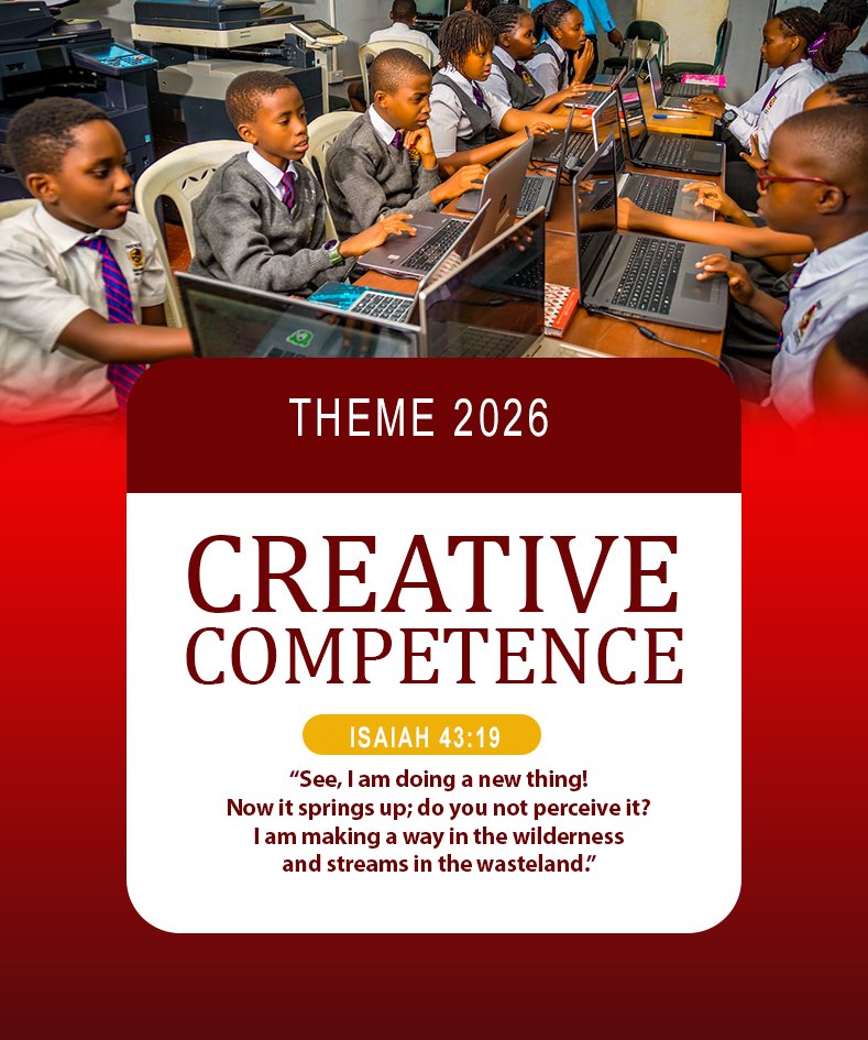 FICAschools's tweet photo. As His creation, we have an inherent capacity to create. Our students will be supported to unleash the gift in them throughout the year 2026. This will be accomplished by exposing students to new and different situations to ignite the fire in them to create #Theme2026 #CREATIVE https://t.co/TwqDnPRkBZ