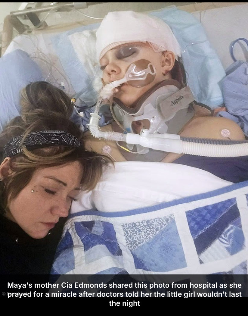 Freedomps6's tweet photo. Pray for Maya Please 
#prayforMayaGebala 

Maya Gebala Girl, 12, shot by transgender Canadian school shooter who murdered 8 will not last the night, doctors tell distraught mother @elonmusk https://t.co/ERjgIX1NUf
