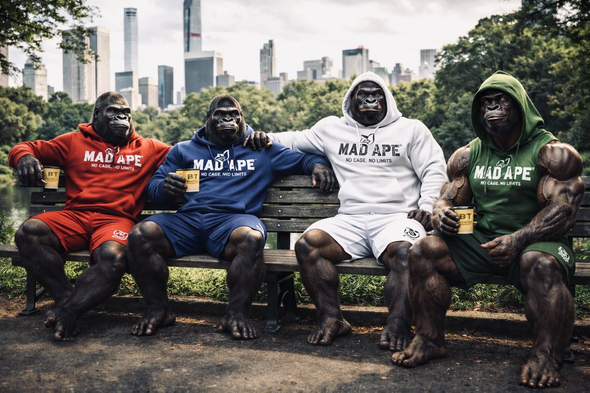 $MadApe outside the cage. No limits.
From the gym to the city — the movement is growing.
Community strong. Supply shrinking. Energy unmatched.

You’re either early… or you’re watching from the sidelines. 🦍🚀

CA: 9RbWTAN278nZGJ3NtYrgu2MYzJfB6YzzX5wEhyVepump

$MADAPE #Solana