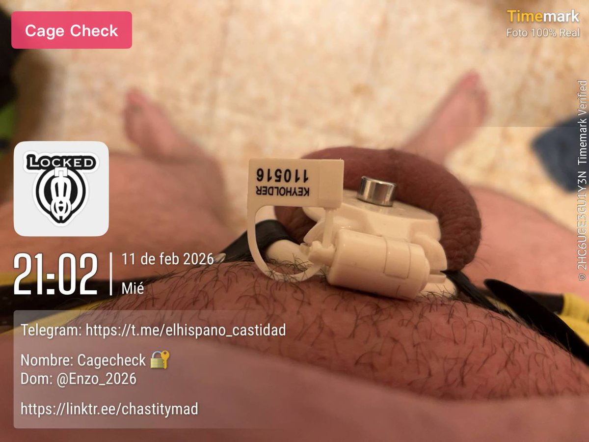 Enzo_2026's tweet photo. nigth #cagecheck for my pig @3z_boson
Very good boi!
#chastity #chastitysub #chastitycage #cagecontrol #ForbiddenFebruary #teamlocked https://t.co/oOxZ6TVwyB
