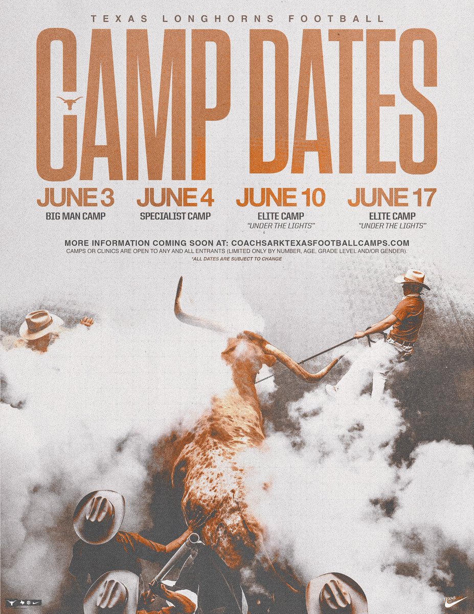 CoachMashack's tweet photo. Camp dates are set! #AG27 https://t.co/QgmV0vjTnq