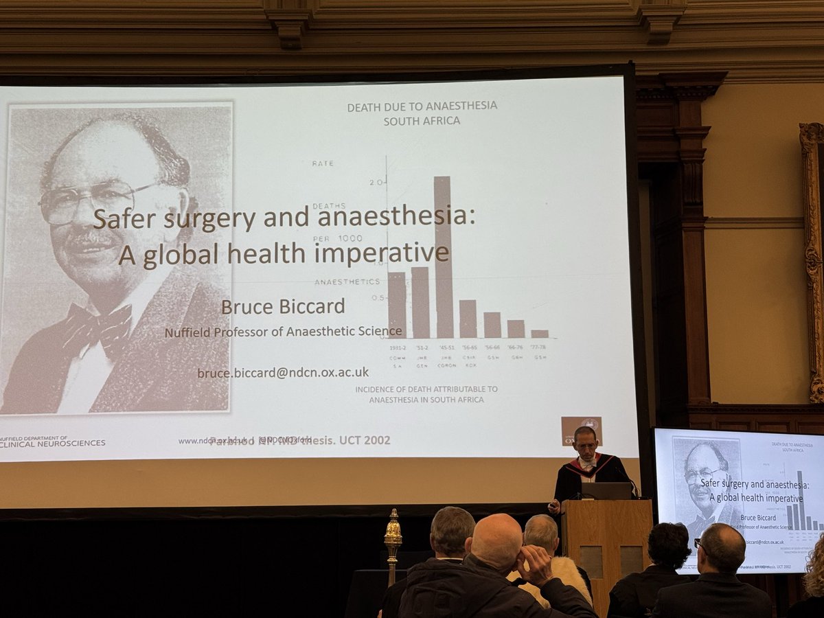 rmoonesinghe's tweet photo. I rarely post anymore but couldn’t not acknowledge the amazing experience I’ve had at @BruceBiccard inaugural lecture @NDCNOxford. Bruce is genuinely an inspiration- a humble brilliant clinician scientist who advocates for those unable to do so for themselves. Proud to know him https://t.co/O4XtJICwys