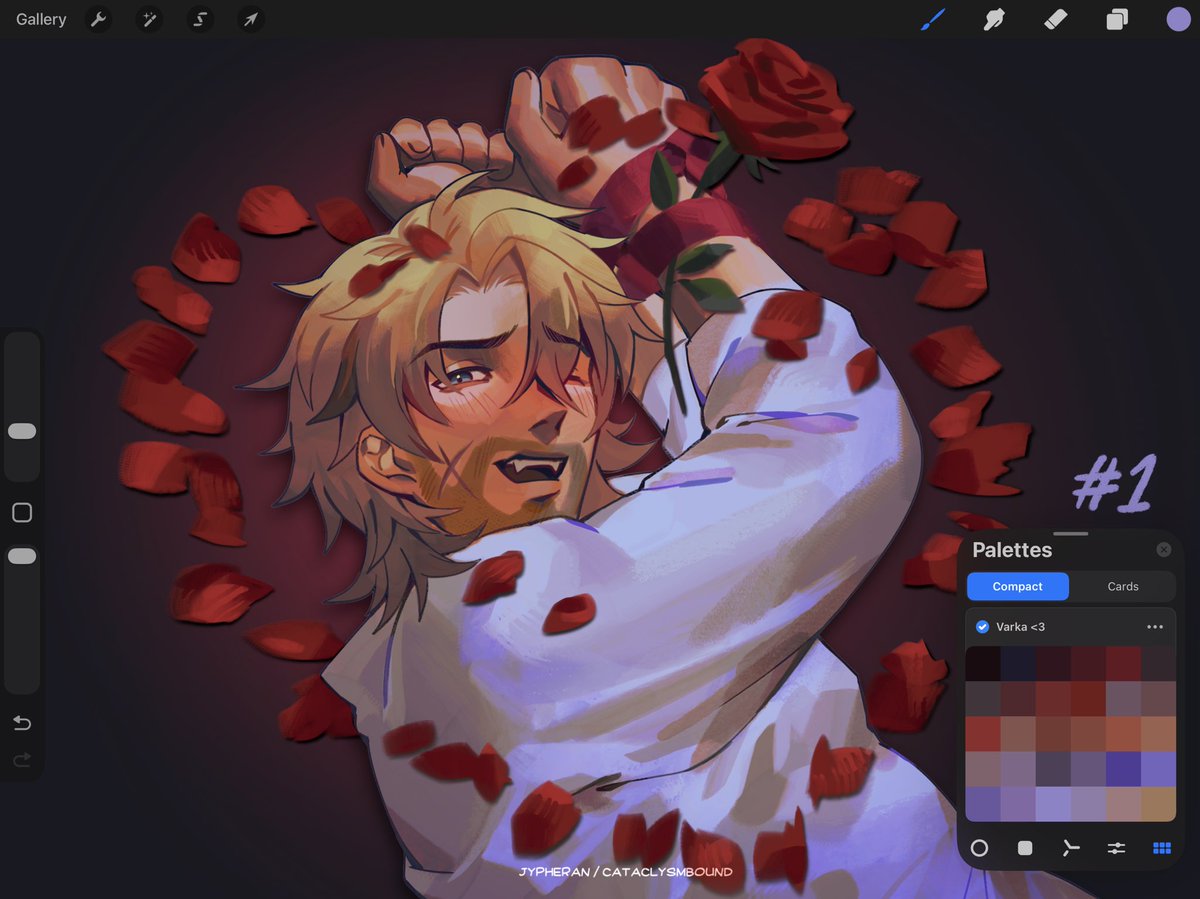 Day 1 of drawing the grandmaster till he’s in my account : early valentines 

#varka