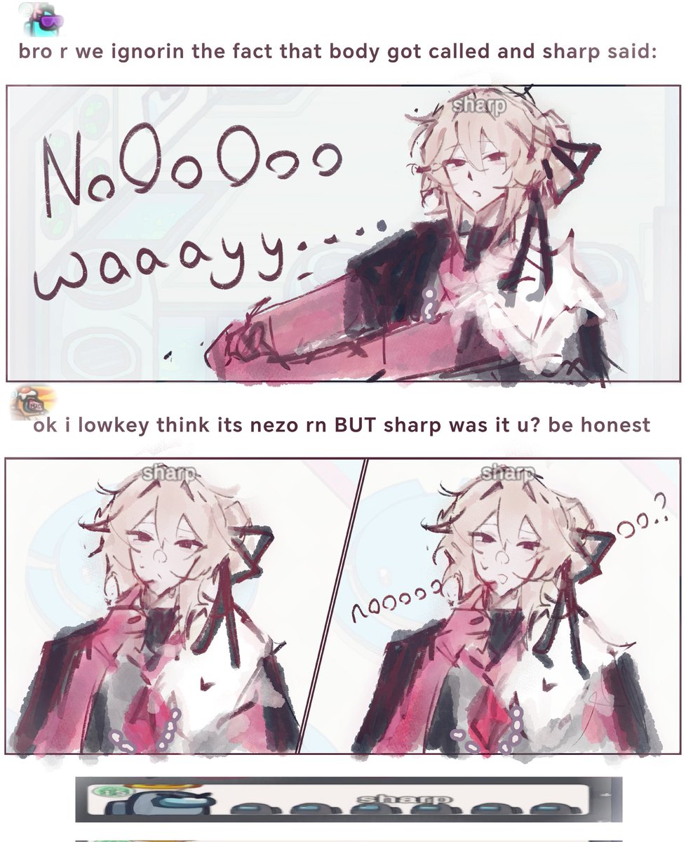 mktkynplushie's tweet image. bro said nooooooooooo😭😭😭😭 #sharpness