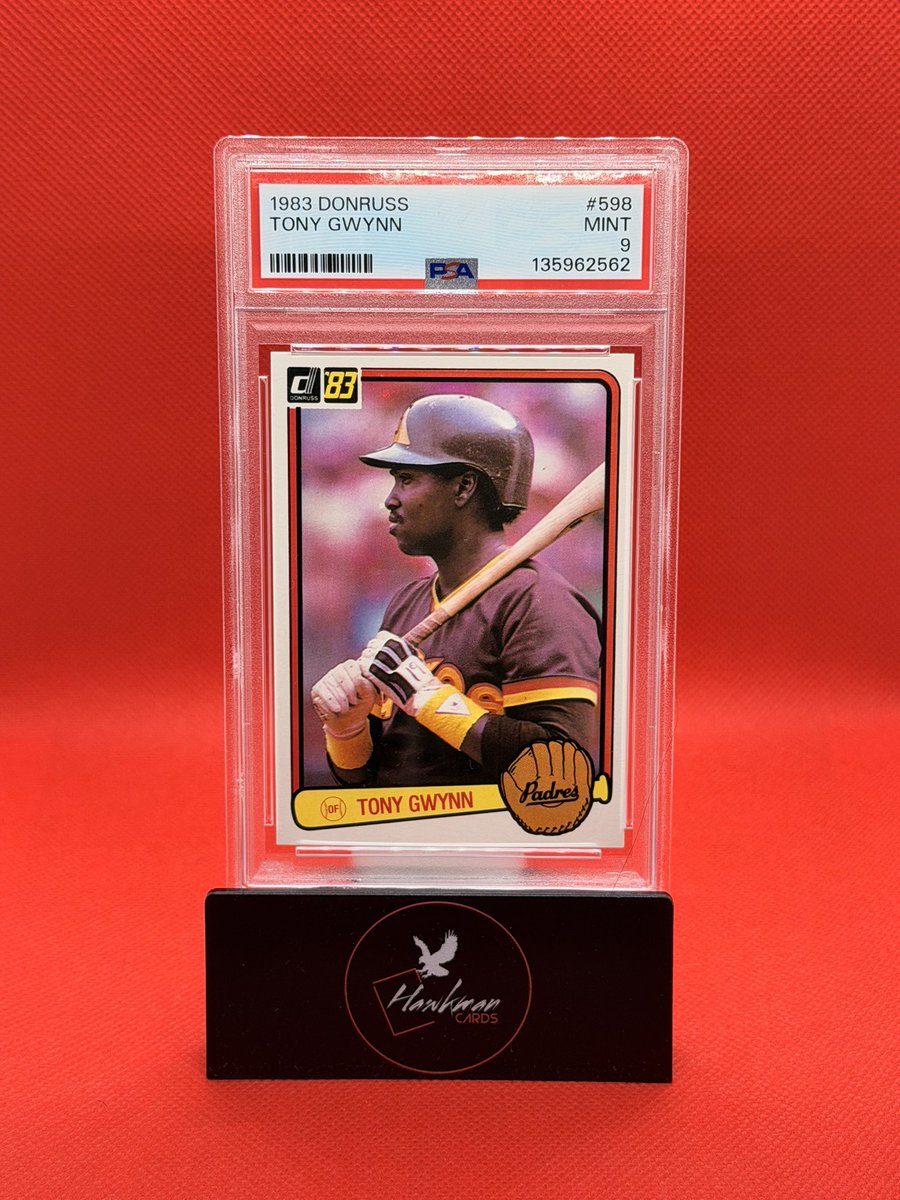 I’m gonna do another GIVEAWAY along with my current one running (which ends in 25 hours) to try and help my buddy who’s new to the hobby build his account and engage with the community, so it will be a good one. 

1983 Donruss Tony Gwynn Rookie PSA 9

Like
Follow <a href="/GGM_Collections/">GGM Collections</a>