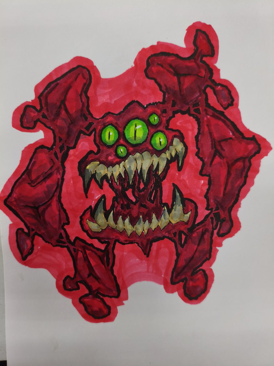LDFPDANO's tweet photo. Las pesadillas despiertan....
Dibujo que hice de Maraw'Thar de Final Paradox 

#FinalParadox #fanart https://t.co/7JfuEIWvIK
