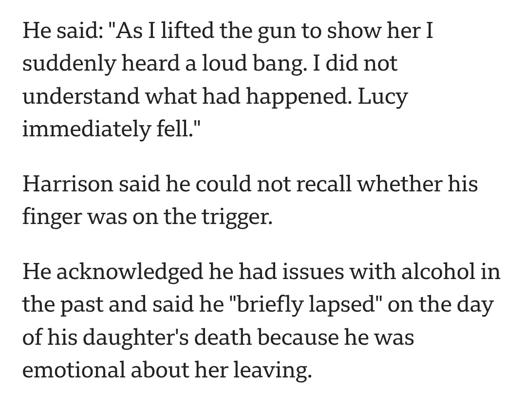 Ah yes, "after" an argument "about Trump," he just shot her.