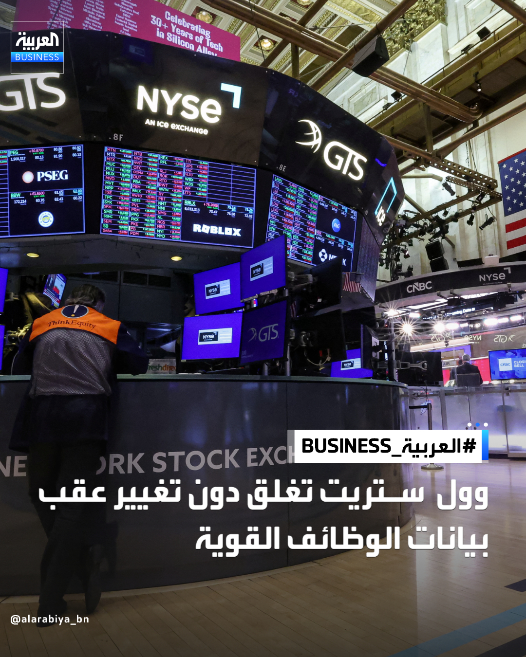 أغلق المؤشر ستاندرد اند بورز 500 دون تغيير يذكر اليوم الأربعاء بعد أن قلل تقرير الوظائف الأقوى من المتوقع من المخاوف إزاء الاقتصاد، ولكنه عزز أيضا التوقعات بأن الفدرالي قد يبطئ وتيرة خفض أسعار الفائدة. تراجع مؤشر داو جونز الصناعي بنحو 0.13%. استقر مؤشر ستاندرد آند بورز 500 عند مستوياته السابقة. سجل مؤشر ناسداك الذي يهيمن عليه قطاع التكنولوجيا تراجعا بنسبة 0.16%. ارتفاع وظائف القطاع الخاص الأميركي بـ 130 ألف وظيفة في يناير بأعلى من التوقعات. استقر معدل البطالة أيضاً عند 4.3% _Business 