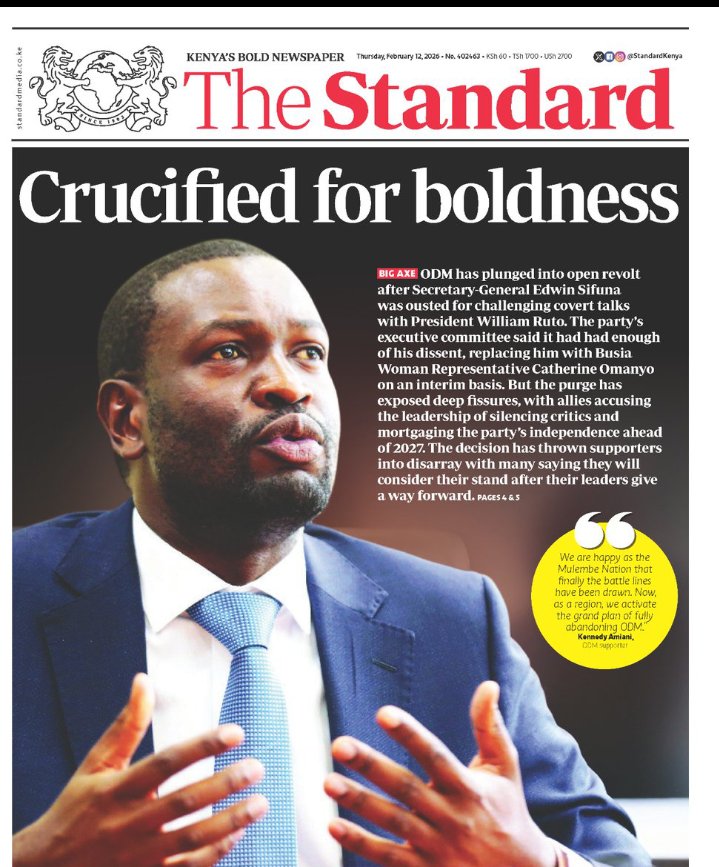 ODM IS DEAD
RIP ODM
Edwin Sifuna, a man who sacrificed all his life, for ODM .
Baba Raila Odinga, they have chased away your Son.