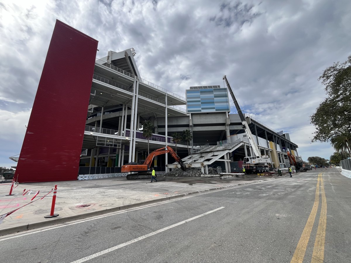 This morning, Orlando and Orange County officials kicked-off the renovations for Camping World Stadium. They're set to conclude summer '27. #FOX35