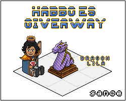 🚨 HABBO ES GIVEAWAY 🚨

¡¡Llévate un DRAGÓN LILA!!
 
Necesitas:  
⤴️Sígueme 
❤️Me gusta a este tweet
🔁RT este tweet
💞Etiqueta a 3 amigos

¡El sorteo finaliza el 20 de febrero! Mucha suerte 🥰

<a href="/ESHabbo/">Habbo ES/MX</a> <a href="/Habbo/">Habbo</a> #HabboHotel #Habbo