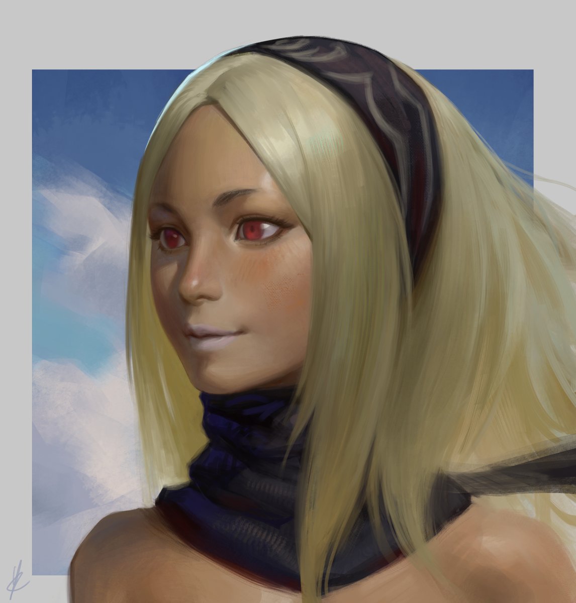 Kat portrait to cheer myself up :)