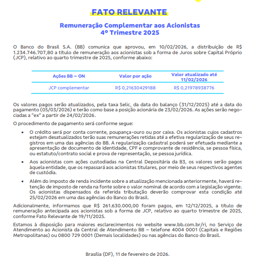 statusInvestBR's tweet photo. Banco do Brasil (#BBAS) veio aí https://t.co/79bgIH4bjI