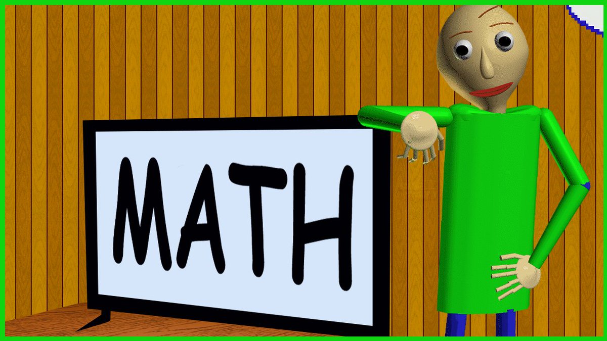 hi i'm baldi, nice to meet ya... #baldi #BaldisBasics