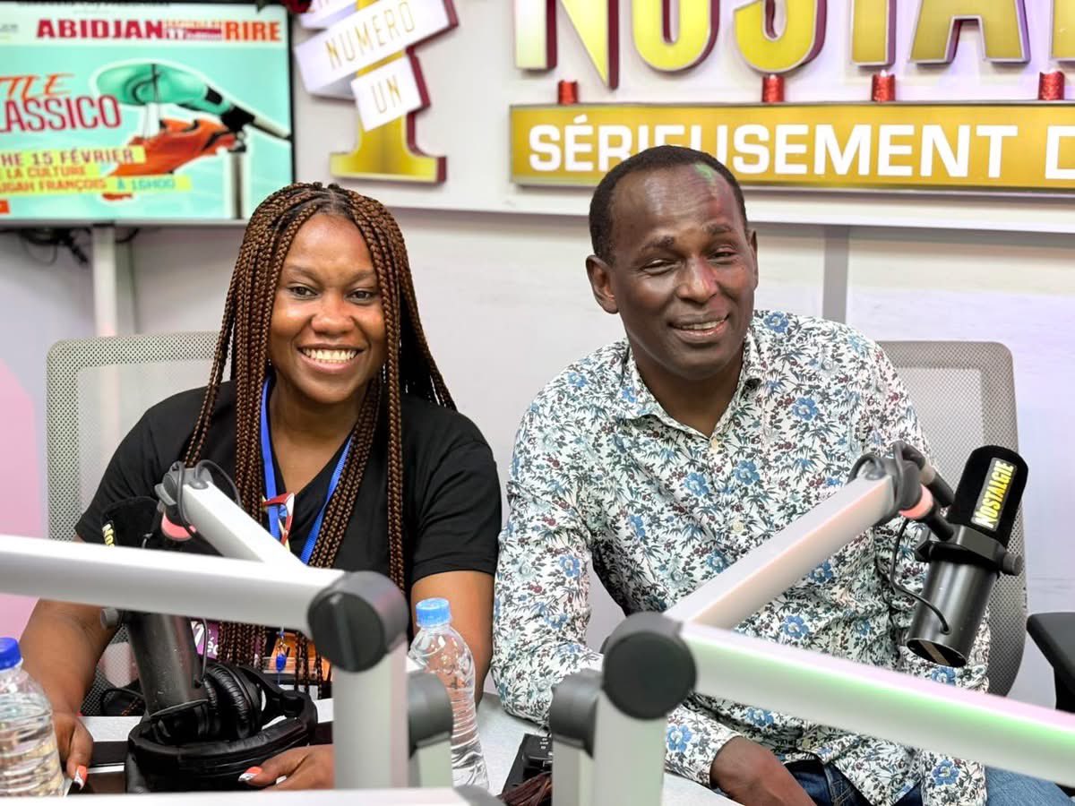 CapitaleDuRire's tweet photo. Abidjan Capitale du Rire 11 est arrivé ! Nostalgie CI a annoncé les couleurs. https://t.co/UsIeHSCDYs