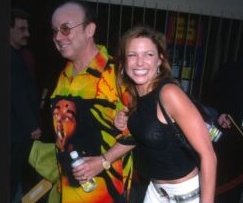 RIP Bud Cort, seen here with Kari Wuhrer at the 2001 premiere of OSMOSIS JONES.