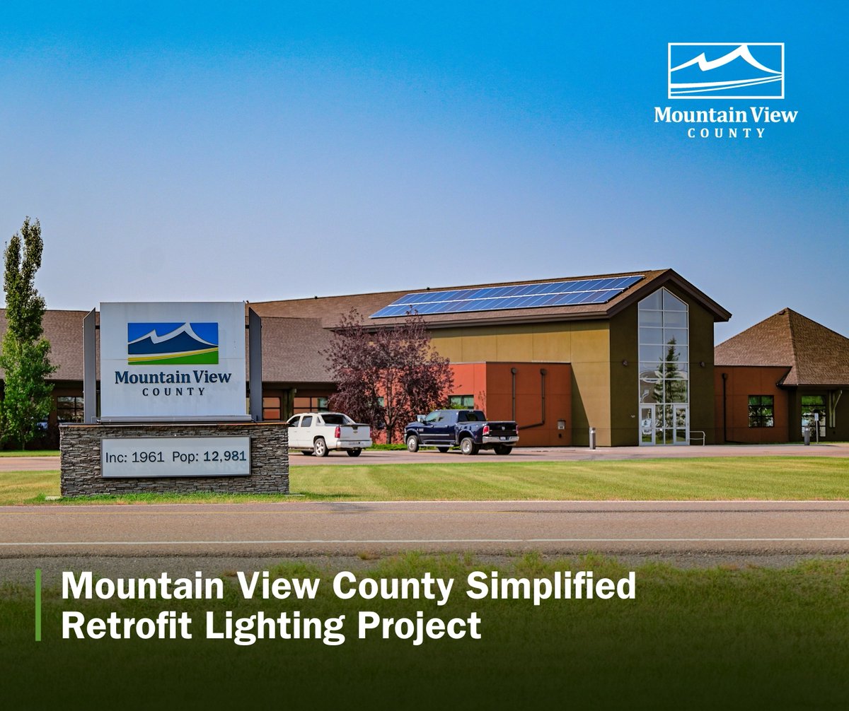Through a partnership with MCCAC, Mountain View County upgraded the Administration Office to energy-efficient LED lighting—lowering operating costs and reducing greenhouse gas emissions by 20 tonnes each year. Learn more about the project here: bit.ly/LightingProject